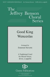 Good King Wenceslas SATB choral sheet music cover